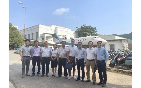 Công ty CP Công nghệ và Tư vấn CIC (Bộ Xây dựng) đến tham quan trao đổi kinh nghiệm và định hướng hợp tác phát triển tại Học viện Hàng không Việt Nam