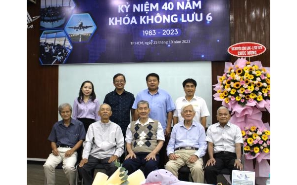 Họp mặt kỷ niệm 40 năm ngày ra trường của cựu sinh viên lớp Không lưu 06 (1983 - 2023)